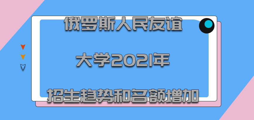 俄罗斯人民友谊大学2021年的招生趋势和名额增加