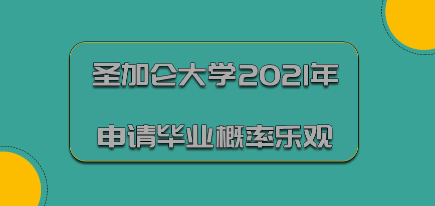 圣加仑大学mba2021年申请毕业的概率乐观