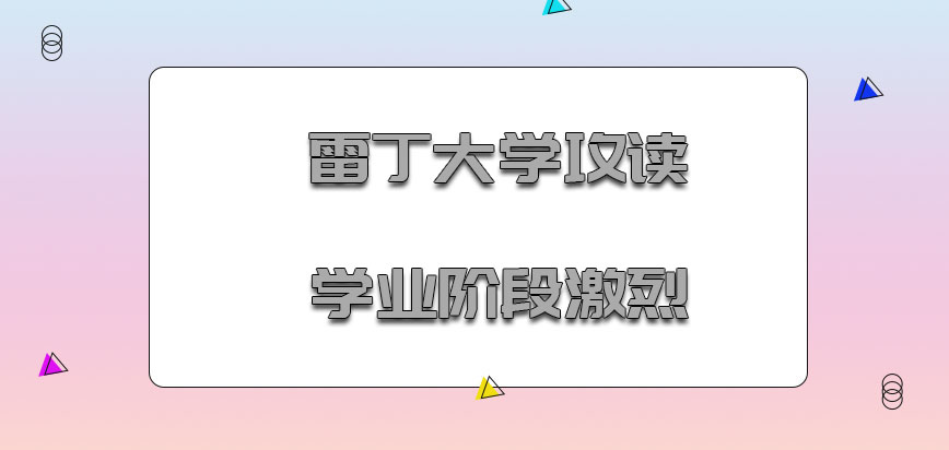 雷丁大学mba攻读学业的阶段是十分激烈的