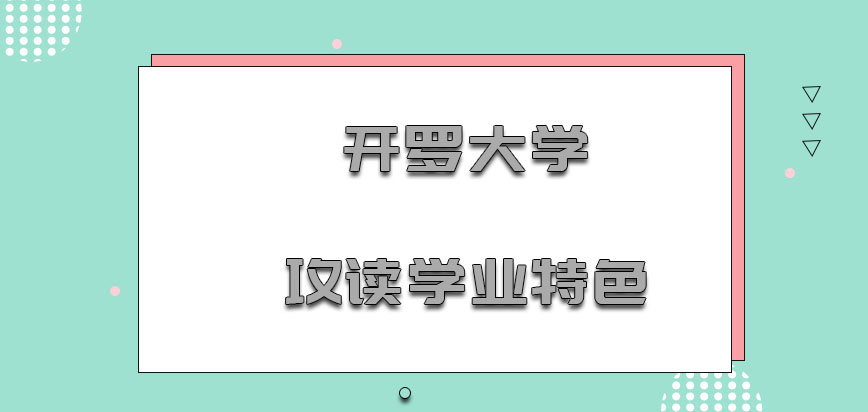 开罗大学mba攻读学业的特色