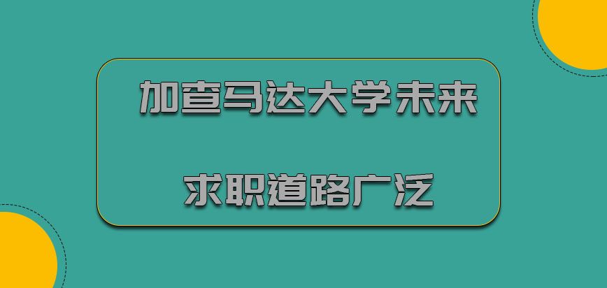 加查马达大学mba未来的求职道路十分广泛