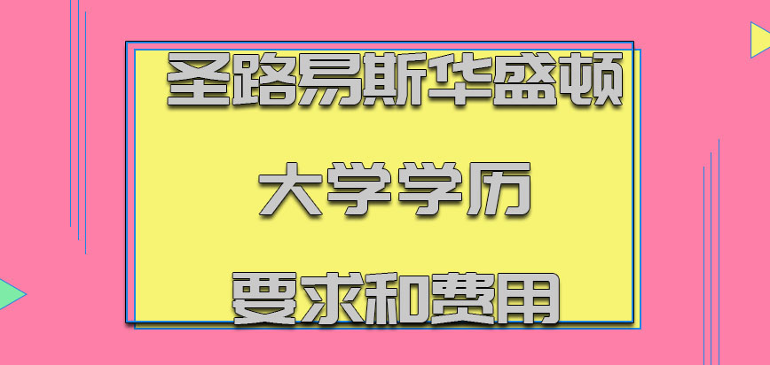 圣路易斯华盛顿大学mba学历要求和费用