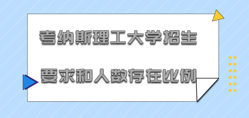 考纳斯理工大学mba招生的要求和人数存在比例