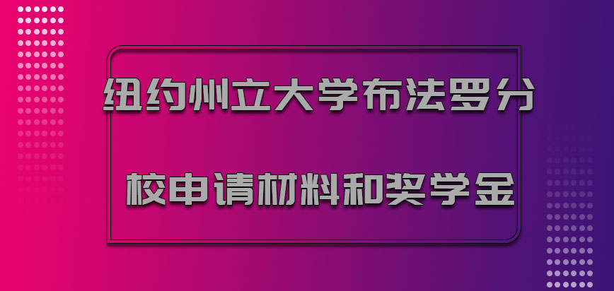 纽约州立大学布法罗分校mba申请材料和奖学金