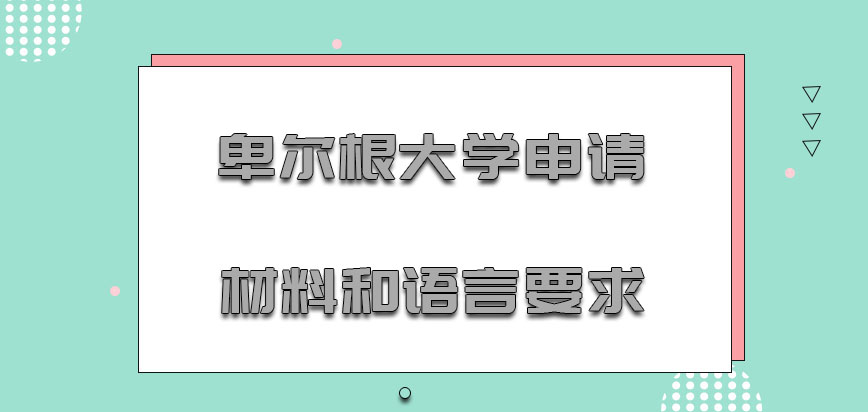 卑尔根大学mba申请材料和语言要求