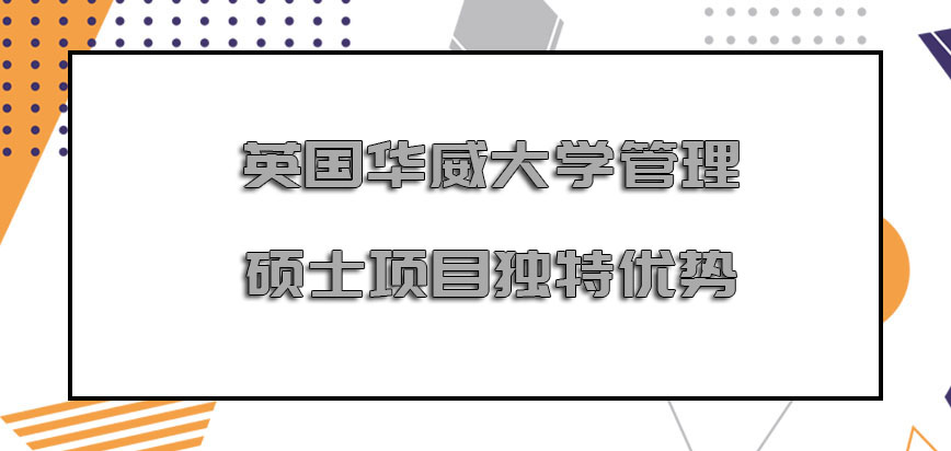 英国华威大学管理硕士项目独特优势