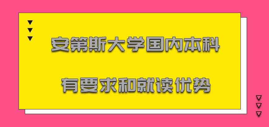 安第斯大学mba国内本科有要求和就读优势