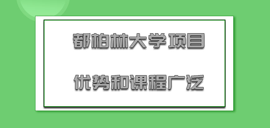 都柏林大学mba项目优势和课程广泛