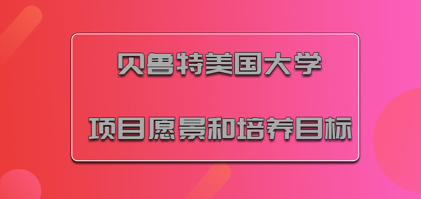 贝鲁特美国大学mba项目愿景和培养目标