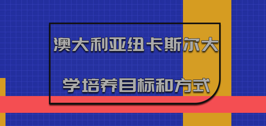 澳大利亚纽卡斯尔大学mba培养目标和方式