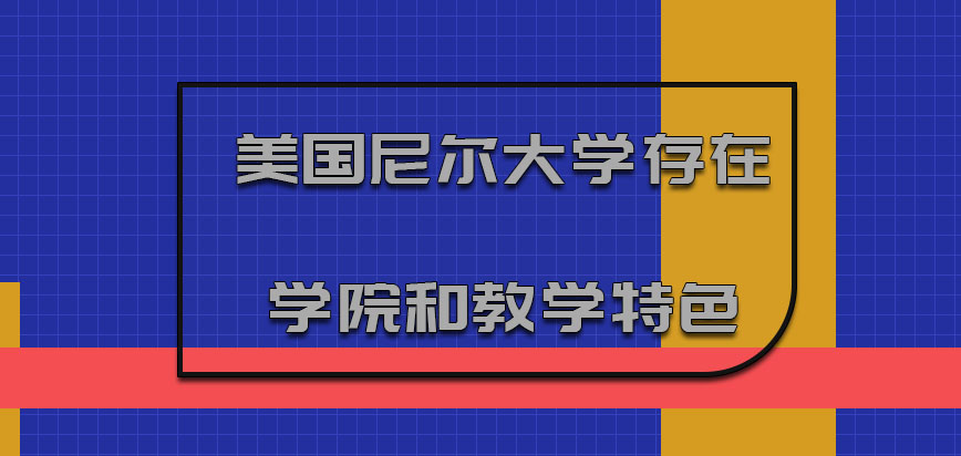 美国尼尔大学存在的学院和教学特色