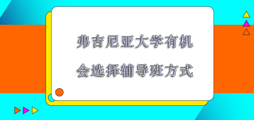 弗吉尼亚大学mba有机会选择辅导班的方式