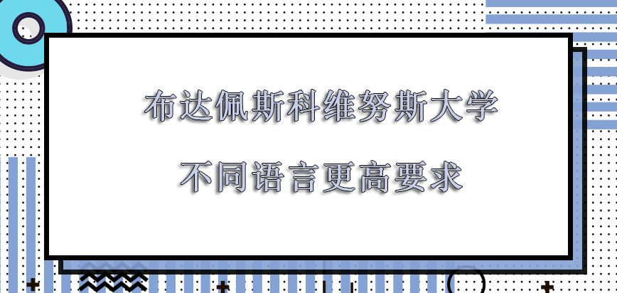 布达佩斯科维努斯大学mba对于不同的语言都是有着更高的要求