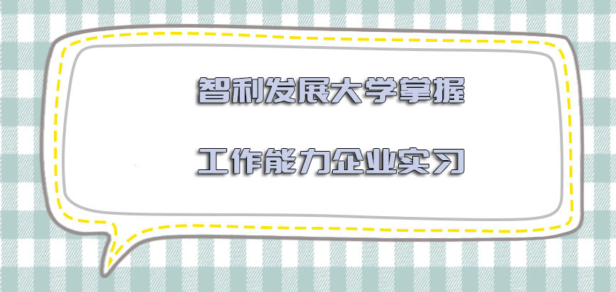 智利发展大学mba主要掌握一些工作的能力继续在企业中实习