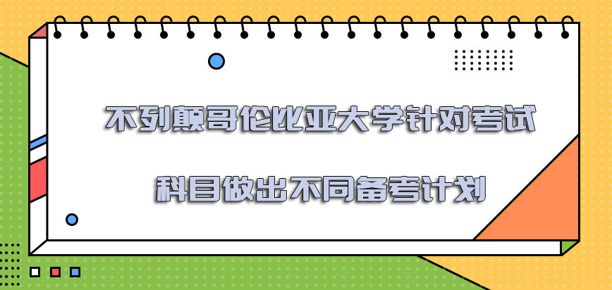 不列颠哥伦比亚大学mba针对考试科目做出不同的备考计划