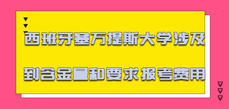 西班牙塞万提斯大学涉及到的含金量和要求的报考费用