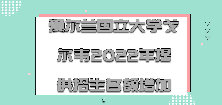 爱尔兰国立大学戈尔韦mba2022年提供的招生名额增加