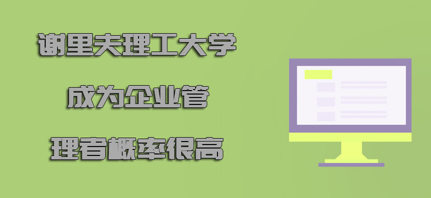 谢里夫理工大学mba成为企业的管理者概率是很高的