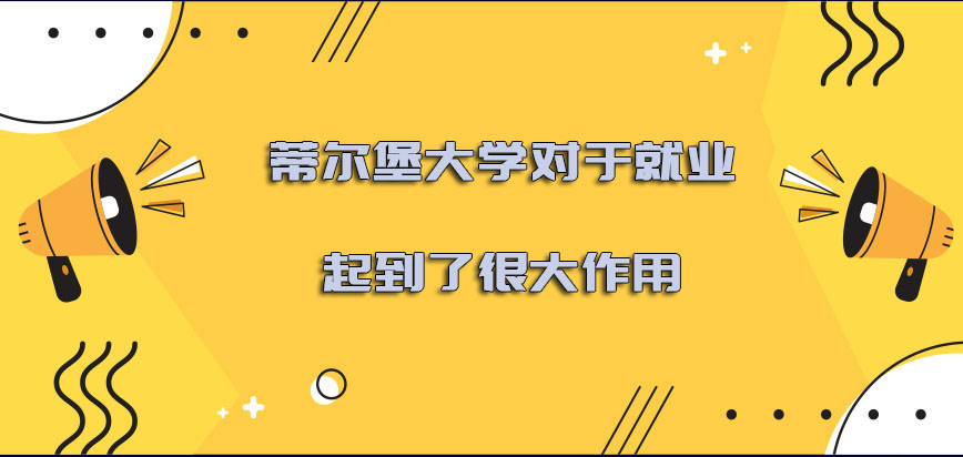 蒂尔堡大学mba对于就业起到了很大的作用