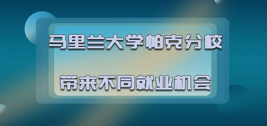 马里兰大学帕克分校mba带来不同的就业机会值得期待