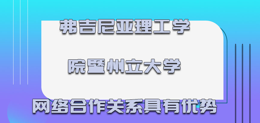 弗吉尼亚理工学院暨州立大学mba网络合作关系具有优势