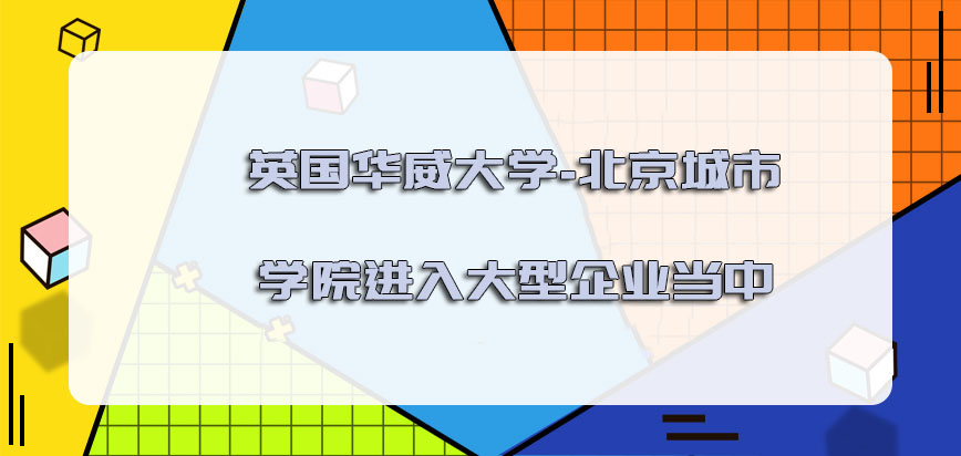 英国华威大学可以进入大型企业当中吗