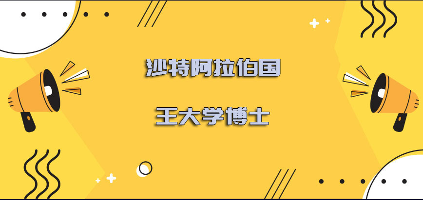 沙特阿拉伯国王大学mba博士