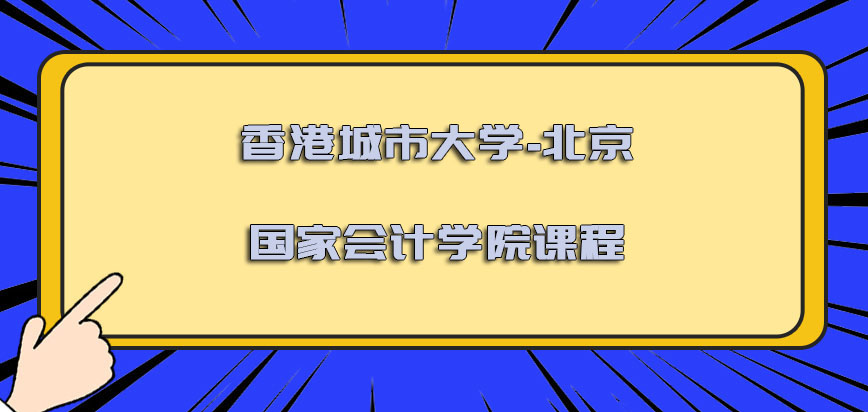 香港城市大学-北京国家会计学院课程