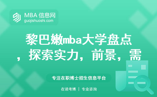 黎巴嫩mba大学盘点，探索实力与前景，你需要了解的名校