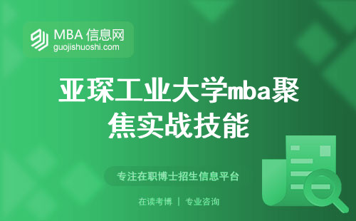 亚琛工业大学mba聚焦实战技能，掌握高薪机会！(亚琛工业mba实践机会与薪资前景)