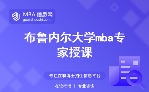 布鲁内尔大学mba专家授课与学位法律效力考察