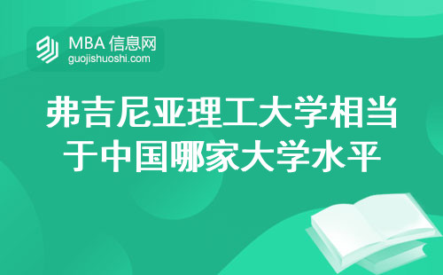 弗吉尼亚理工大学相当于中国哪家大学水平