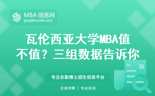 瓦倫西亞大學MBA值不值？三組數據告訴你