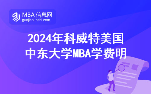 2024年科威特美國中東大學MBA學費明細，手把手教你避開留學坑