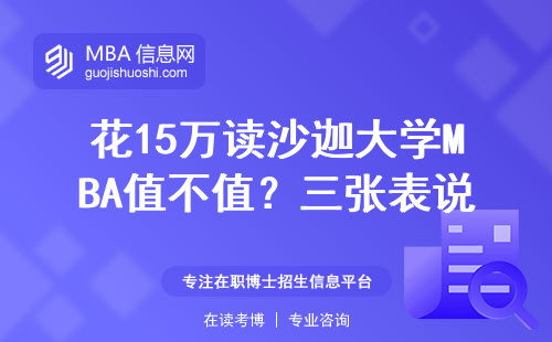 花15萬讀沙迦大學(xué)MBA值不值？三張表說透含金量、避坑指南、適合人群