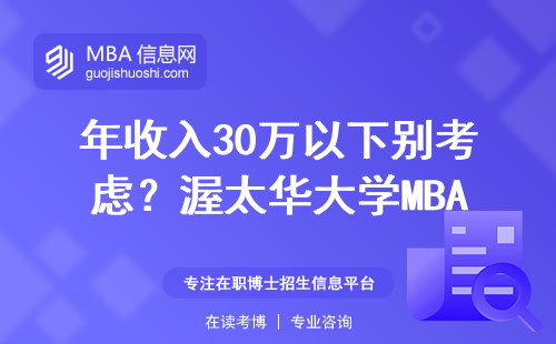 年收入30萬以下別考慮？渥太華大學MBA的真實回報率算給你看